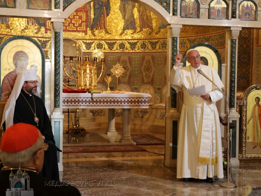 Pope at St. Sophia
